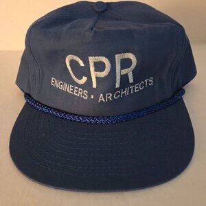 Snapback and Embroidered Blue CPR Engineers Architects Baseball Cap